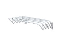 MSV Wand-Wäschetrockner Metall Weiss (HxBxT) 19 x 60 x 45 cm