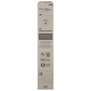 Verpackung des Reer Klemm- und Schraubgitters aus Holz, Natur, 72 x 63-106 cm.
