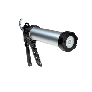 LUX Pistola per cartucce Alu Comfort per cartucce da 310 ml, utensile per muratura.