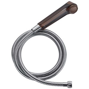 Ensemble de douche chromé Diaqua Topas avec flexible de 150 cm. Pommeau et flexible.