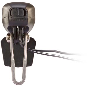 Faro LED Prophete per biciclette con staffa, interruttore e cavo.