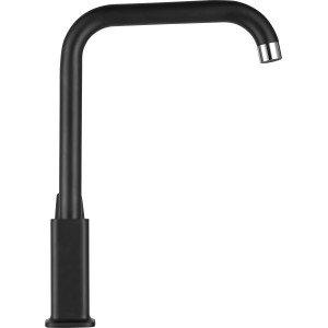 Mitigeur de cuisine baliv KI-1780 noir mat moderne avec bec pivotant.