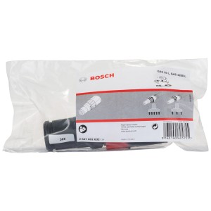 Adaptateur Bosch pour aspiration interne GAS 15 L dans un sac transparent.
