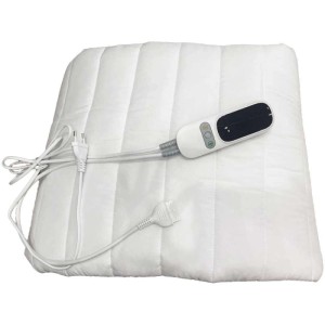 Scaldaletto elettrico Sonnenkönig Milly bianco, 190x90 cm, con comando e cavo. Coperta termica per materassi singoli.