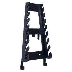 Supporto sistema Küpper nero n. 12 per pannello forato, per riporre gli utensili.