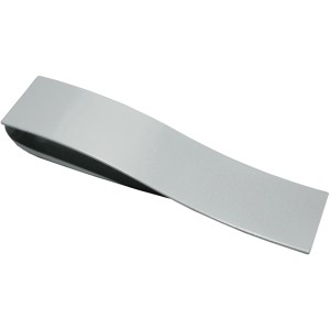 Fermaglio per tende Gardinia Indira, acciaio inox spazzolato, per tende e drappeggi.