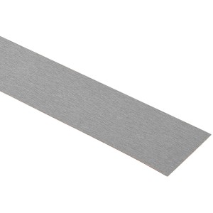 Bordo Kaindl Titanio, 65cm, confezione da 2 per piani di lavoro.