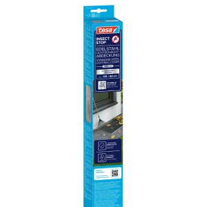 Emballage de la protection de puits de lumière en acier inoxydable tesa® Insect Stop, protection contre les insectes pour les puits de cave.
