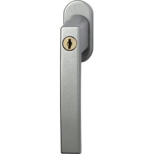 Poignée de fenêtre verrouillable Abus FG210 S, argentée, pour plus de sécurité