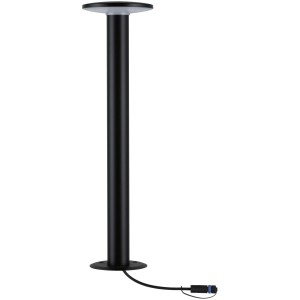 Paulmann Plug & Shine Paletto Plate, 3000K, IP44, corpo nero.