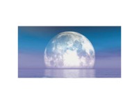 Leinwand-Wandbild Canvas Moon 50 x 100 cm