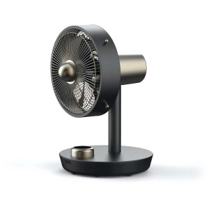 Ventilateur de table Cepheus, anthracite, 18 W, avec boîtier en métal et affichage numérique.
