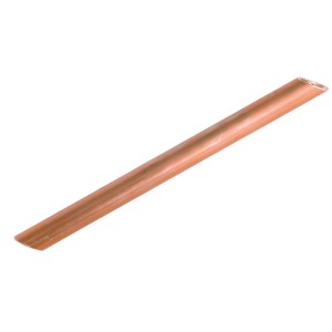 Tube en cuivre, diamètre 28 mm, longueur 2500 mm, adapté pour le chauffage et l'installation d'eau.