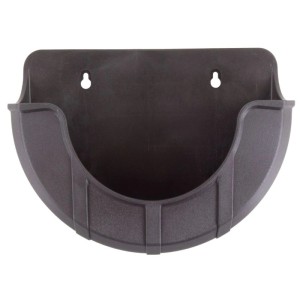 Supporto a parete Batavia per Twin Brush, plastica, nero. Supporto per spazzola di pulizia per montaggio a parete.