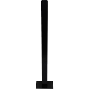 Support noir pour boîte aux lettres Burg-Wächter Europa EST 1 en aluminium à bétonner.