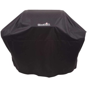Housse de protection noire en polyester Char-Broil pour barbecues 3-4 brûleurs.