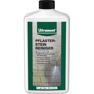 Ultrament Detergente per pavimentazione 1L per pulizia e rimozione di depositi verdi.