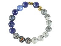 Glorex DIY-Armband Naturstein Marmor 10 mm