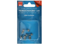 Feinsicherung Flink 1,6 A / 250 V / 5 x 20 mm / 5 Stk. Feinsicherung Flink 1,6 A / 250 V / 5 x 20 mm / 5 Stk.