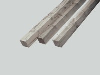 Fassadenprofil Rhombus imprägniert Grau 3 m