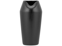 Beliani Dekovase Apamea Steinzeug Schwarz