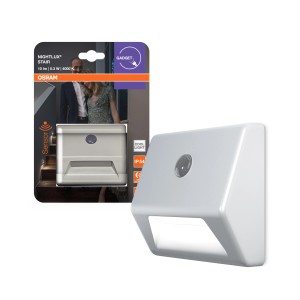 Osram LED Nightlux Stair luce notturna, 0.25W, 4000K. Luce notturna per scale con sensore di movimento.