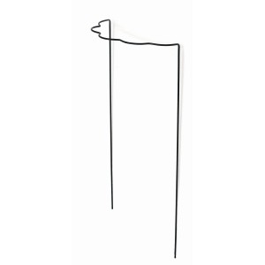 Supporto per arbusti Peacock ondulato, 100 cm, in acciaio zincato per il giardino.