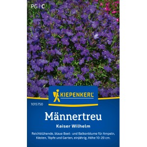 Graines de fleurs Kiepenkerl Männertreu 'Kaiser Wilhelm', multicolores, pour massifs et balcons.