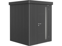 Biohort Gerätehaus Neo 1A Standardtür Dunkelgrau-Metallic