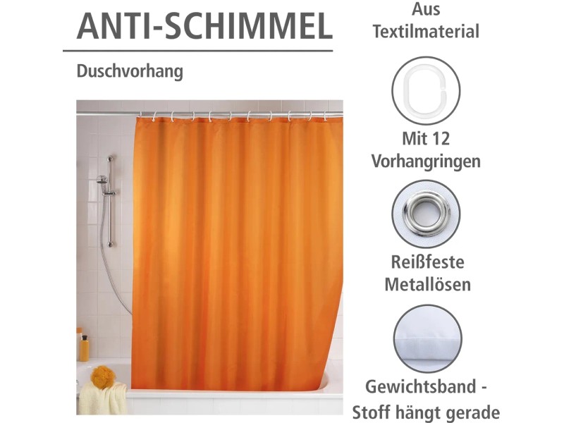 Ommda Duschvorhang Textil 3D Stein und Bambus Digitaldruck Waschbar Wasserdicht Duschvorhang Antischimmel Bunt mit Duschvorhang Ring,80x180cm (B x H
