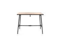 Werkbank klappbar BES0226F FSC-Holz Schwarz (HxBxT) 85 x 100,5 x 50,5 cm