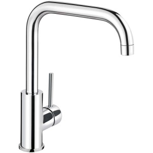 Miscelatore monocomando Baliv KI-1150 cromato con bocca alta e girevole.