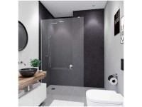 Breuer Rückwand Stein-Optik Anthrazit 100 x 210 cm