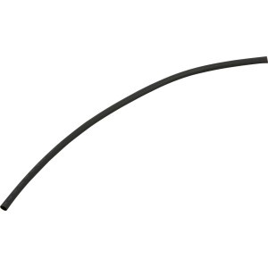 Guaina termorestringente nera, parte di un set da 5 pezzi per l'isolamento dei cavi.