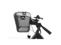 Fischer E-Bike-Korb Plus Schwarz engmaschig 13 l
