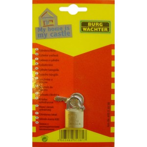 Cadenas Burg Wächter 405 20 SB avec clé, anse chromée.