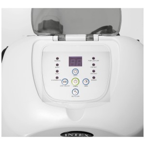 Système au sel Intex Krystal Clear QS500 avec écran et commandes.