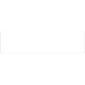Piastrella da parete in gres porcellanato bianca lucida (7,5x30 cm) per interni.