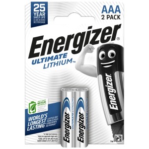 Energizer Ultimate Lithium AAA Batterie, confezione da 2