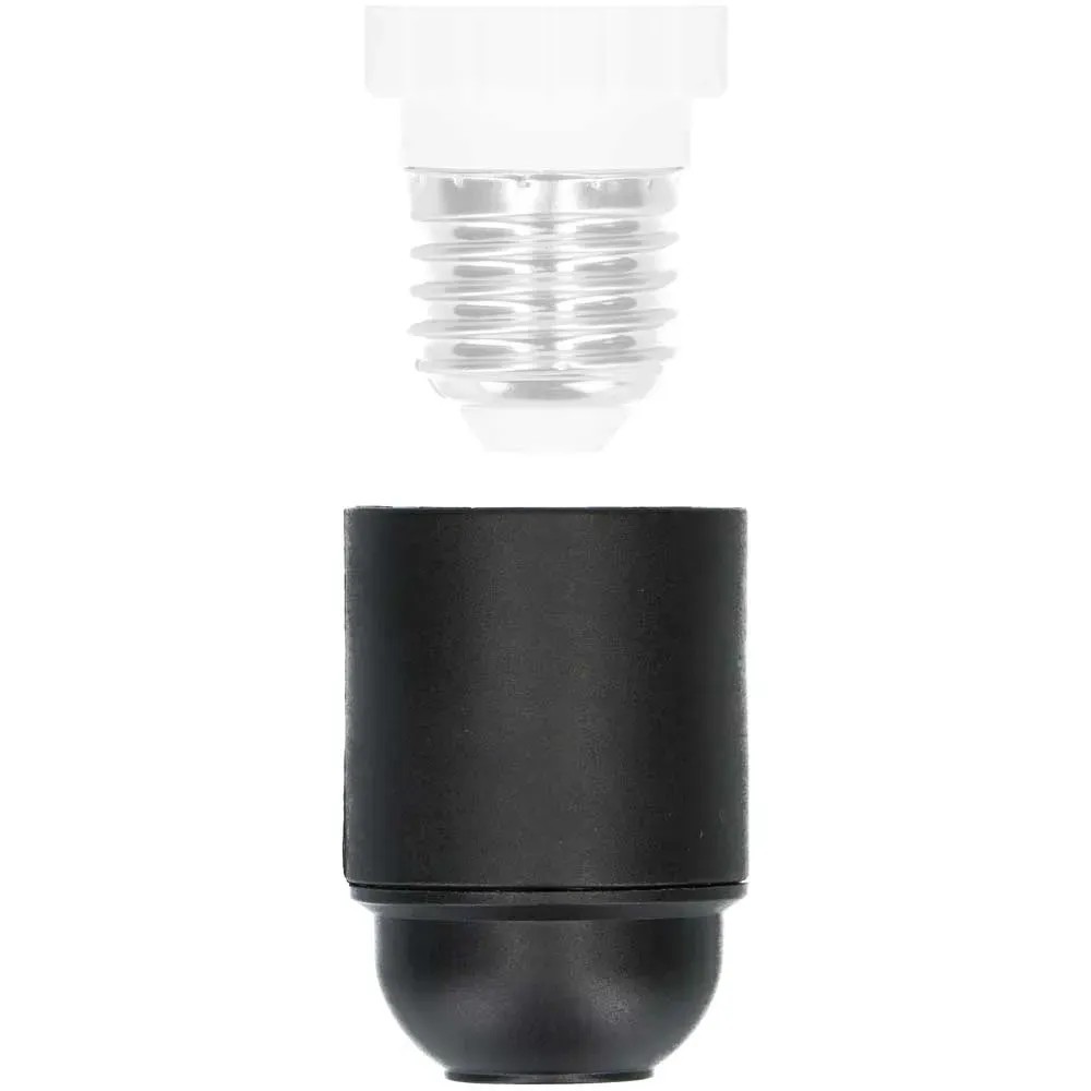 E27 Lampenfassung Metall Verchromt Ohne Gewinde Mit Produktbild-Vorschau 9