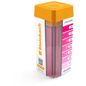 Kit de test Steinbach pour pH et oxygène actif (O2) avec 20 comprimés chacun pour le nettoyage de piscine.