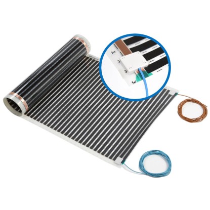 Perobe Fussbodenheizung elektrische Fussbodentemperierungsfolie 1,5 m²