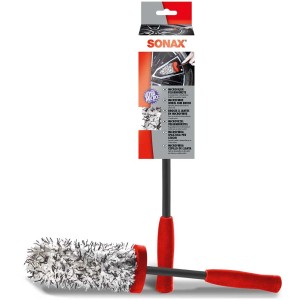 Sonax Felgenbürste Mikrofaser, 42,5 cm lang, für die Autopflege. Reinigt schonend alle Felgenarten.