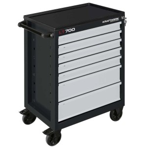 Servante d'atelier Kraftwerk LT700 avec 7 tiroirs et assortiment d'outils de 337 pièces.