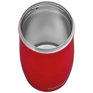Thermos Contigo West Loop rosso in acciaio inox, 300 ml, vista interna.