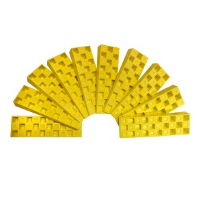 Cales de montage jaunes Roro en PVC, 10 pièces, pour l'installation de fenêtres et de portes.