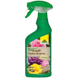 Neudorff Biokraft Vitalkur per rose, flacone da 500ml con spruzzatore.