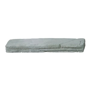 Madoc Ziermauer Abdeckplatte in Kalksteinfarben, 47 cm breit, für Mauersysteme.