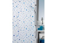 Spirella Peva Duschvorhang Waterdrop Blau 180 x 200 cm Spirella Peva Duschvorhang Waterdrop Blau 180 x 200 cm