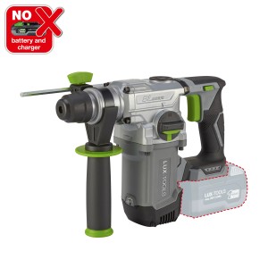 Martello perforatore a batteria LUX A-BH-20 B Solo (senza batteria/caricabatterie) con maniglia supplementare.